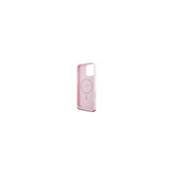 Guess PU Grained Classic Logo MagSafe Case for iPhone 16 Pro / Pink