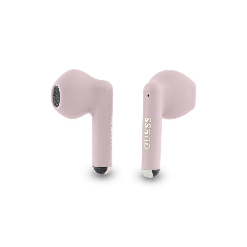 Guess Printed Classic Logo TWS Wireless Earphones pink