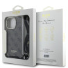 Guess IML 4G Printed Crossbody Strap Case for iPhone 16 Pro / Brown