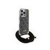 Guess IML 4G Printed Crossbody Strap Case for iPhone 16 Pro / Brown