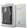 Guess IML 4G Printed Crossbody Strap Case for iPhone 16 Pro Max / Brown