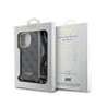 Guess IML 4G Printed Crossbody Strap Case for iPhone 16 Pro Max / Brown