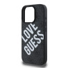 Guess PU Leather 4G Big Love Logo MagSafe Case for iPhone 16 Pro / Black