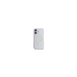 Guess IML Glitter Ring MagSafe Case for iPhone 16 Plus / Transparent