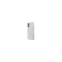 Guess IML Glitter Ring MagSafe Case for iPhone 16 Plus / Transparent