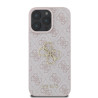 Guess PU 4G Metal Logo Case for iPhone 16 Pro Max / Pink