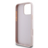 Guess PU 4G Metal Logo Case for iPhone 16 Pro Max / Pink