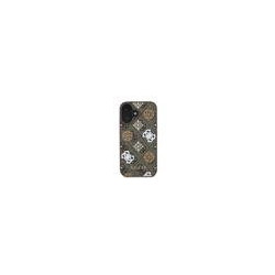 Guess PU 4G Peony MagSafe Case for iPhone 16 / Brown