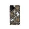 Guess PU 4G Peony MagSafe Case for iPhone 16 / Brown