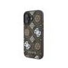 Guess PU 4G Peony MagSafe Case for iPhone 16 / Brown