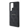 Guess PU Leather 4G Colored Ring MagSafe Case for Samsung Galaxy S25 Ultra / Black