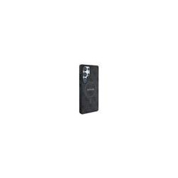 Guess PU Leather 4G Colored Ring MagSafe Case for Samsung Galaxy S25 Ultra / Black