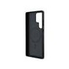 Guess PU Leather 4G Colored Ring MagSafe Case for Samsung Galaxy S25 Ultra / Black