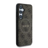 Guess PU Leather 4G Colored Ring MagSafe Case for Samsung Galaxy S25 / Brown