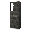 Guess PU Leather 4G Colored Ring MagSafe Case for Samsung Galaxy S25 / Brown