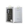 Guess PU Leather 4G Colored Ring MagSafe Case for Samsung Galaxy S25 / Brown