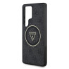 Guess IML 4G Glitter and Triangle Logo MagSafe Case for Samsung Galaxy S25 Ultra / Black