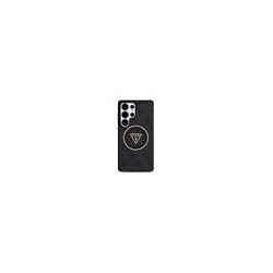 Guess IML 4G Glitter and Triangle Logo MagSafe Case for Samsung Galaxy S25 Ultra / Black