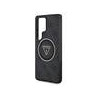 Guess IML 4G Glitter and Triangle Logo MagSafe Case for Samsung Galaxy S25 Ultra / Black