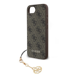Guess 4G Charm Case for iPhone 16e Tone on Tone / Brown