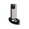 Guess PU 4G Metal Logo Crossbody Strap Case for iPhone 15 Pro Max / Pink
