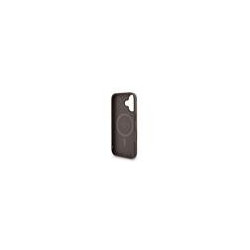 Guess PU Leather 4G Colored Ring Strap MagSafe Case for iPhone 16 / Brown
