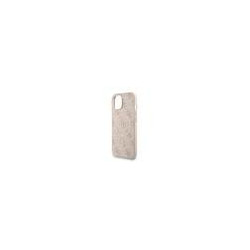Guess PU Leather 4G Colored Ring Strap MagSafe Case for iPhone 14 / Pink