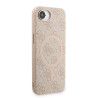 Guess PU Leather 4G Colored Ring Strap MagSafe Case for iPhone 16e / Pink