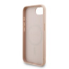 Guess PU Leather 4G Colored Ring Strap MagSafe Case for iPhone 16e / Pink