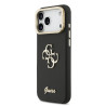 Guess PU Grained 4G Logo Stand Camera Frame Case for iPhone 17 Pro Max / Black