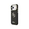 Guess PU Grained 4G Logo Stand Camera Frame Case for iPhone 17 Pro Max / Black