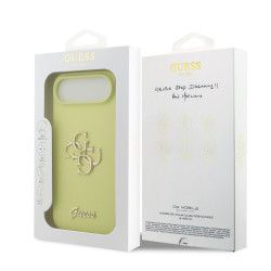 Guess Liquid Silicone 4G Metal Logo Case for iPhone Air / Yellow
