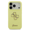 Guess Liquid Silicone 4G Metal Logo Case for iPhone 17 Pro / Yellow