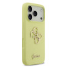 Guess Liquid Silicone 4G Metal Logo Case for iPhone 17 Pro / Yellow