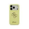 Guess Liquid Silicone 4G Metal Logo Case for iPhone 17 Pro / Yellow