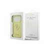 Guess Liquid Silicone 4G Metal Logo Case for iPhone 17 Pro / Yellow