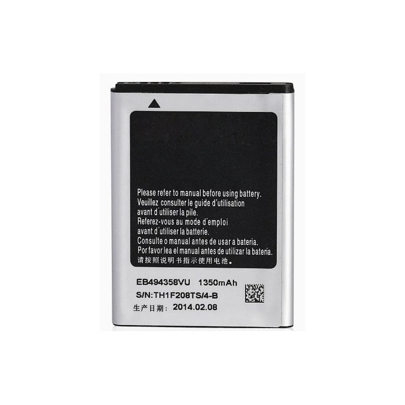 Samsung Replacement EB494358VU Battery Samsung S5660 Gio S5670 Fit S5830 Ace Li-Ion 1350mAh (NO LOGO)