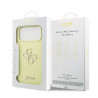 Guess Liquid Silicone 4G Metal Logo Case for iPhone 17 Pro Max / Yellow