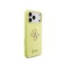 Guess Liquid Silicone 4G Metal Logo Case for iPhone 17 Pro Max / Yellow