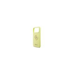 Guess Liquid Silicone 4G Metal Logo Case for iPhone 17 Pro Max / Yellow