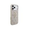 Guess PU 4G Metal Logo Strap Case for iPhone 17 Pro Max / Pink