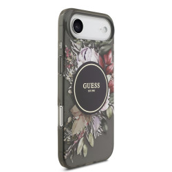 Guess IML Flowers Strap MagSafe Case for iPhone Air / Black