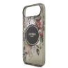 Guess IML Flowers Strap MagSafe Case for iPhone Air / Black