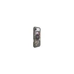 Guess IML Flowers Strap MagSafe Case for iPhone Air / Black