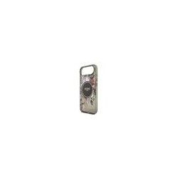 Guess IML Flowers Strap MagSafe Case for iPhone Air / Black