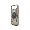 Guess IML Flowers Strap MagSafe Case for iPhone Air / Black