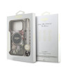 Guess IML Flowers Strap MagSafe Case for iPhone 17 Pro / Black