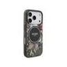 Guess IML Flowers Strap MagSafe Case for iPhone 17 Pro / Black