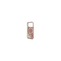 Guess IML Flowers Strap MagSafe Case for iPhone 17 Pro / Pink