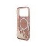 Guess IML Flowers Strap MagSafe Case for iPhone 17 Pro / Pink
